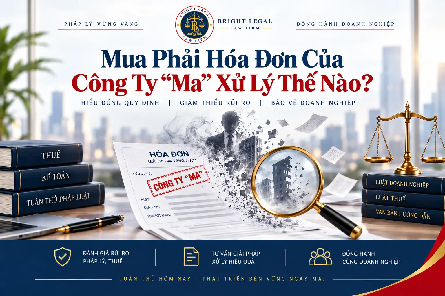 Mua phải hóa đơn của công ty ma xử lý thế nào