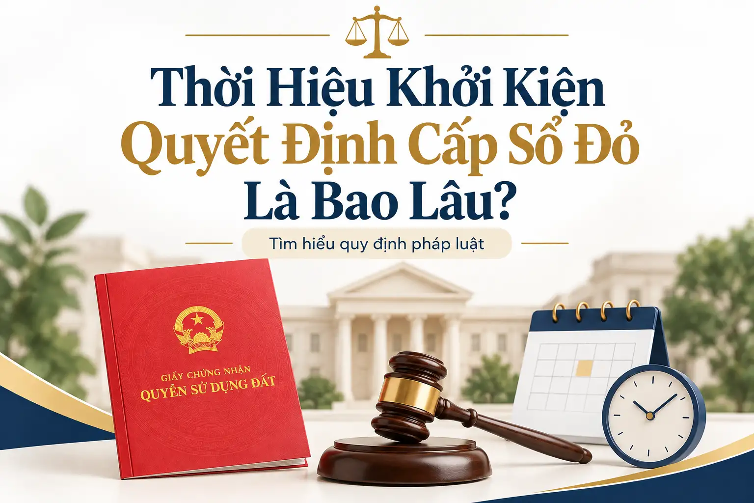 Thời hiệu khởi kiện quyết định cấp sổ đỏ là bao lâu